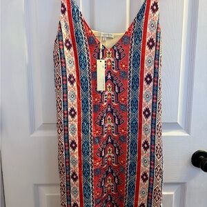 Multicolor Sleeveless Maxi Dress